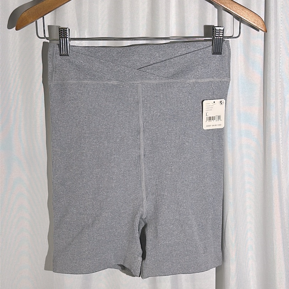 FP Movement by Free People Gray Bike Shorts